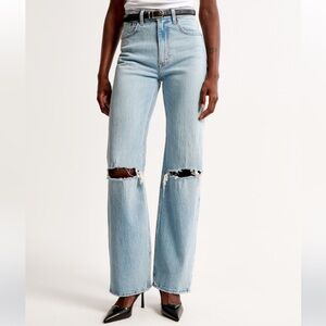 Abercrombie High Rise 90s Relaxed Jean size 26r
